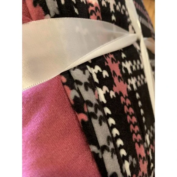 Women's Ladies' Pajamas Super Soft Velour PJ's 2-Pc Size M 8/10 Loungewear NWT - Picture 12 of 12